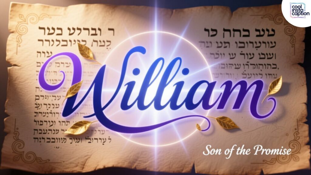 William Meaning in Bible