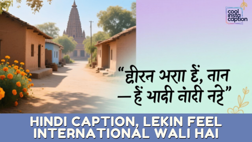 Captions For Instagram In Hindi