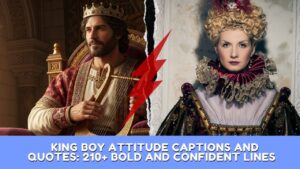 King Boy Attitude Captions