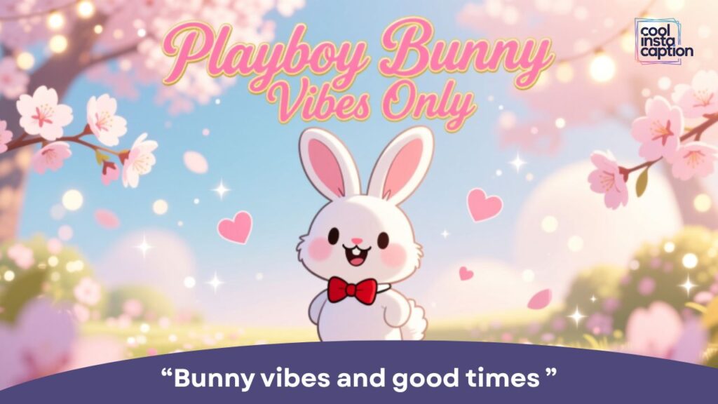 Cute Playboy Bunny Captions for Instagram