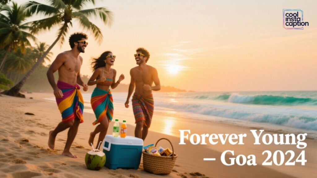 Short captions for goa trip with friends