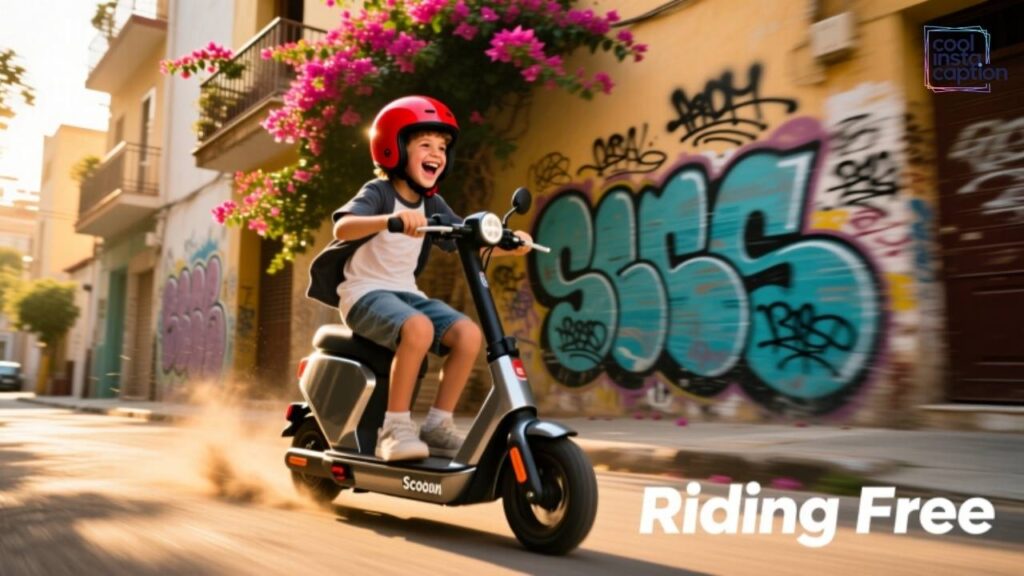 Scooty Captions for Instagram for Boy