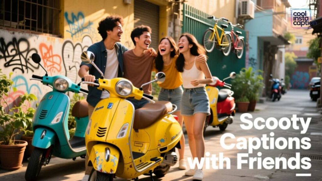 Scooty Captions with Friends