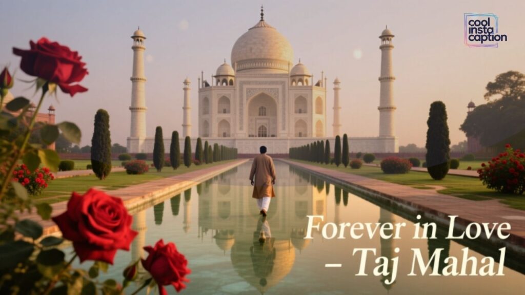 Taj Mahal Travel Captions